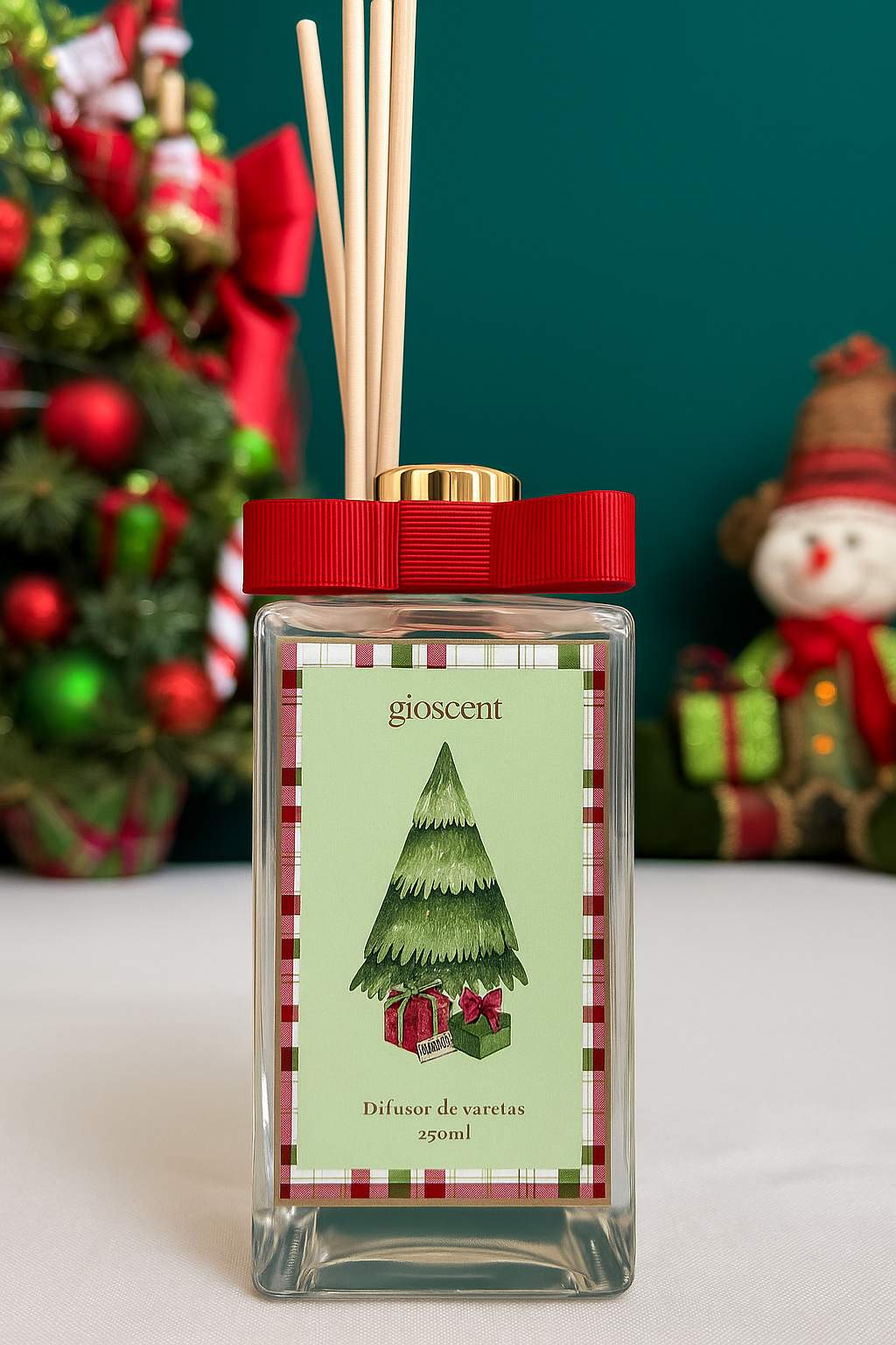 Difusor de Varetas - Natal - Gioscent Aromas - Presidente Prudente