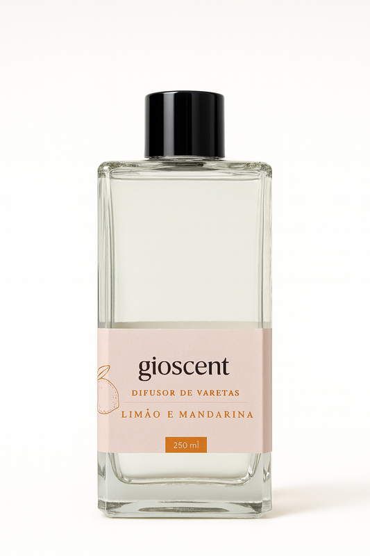 Difusor de Varetas - Limao e Mandarina - Gioscent Aromas - Presidente Prudente