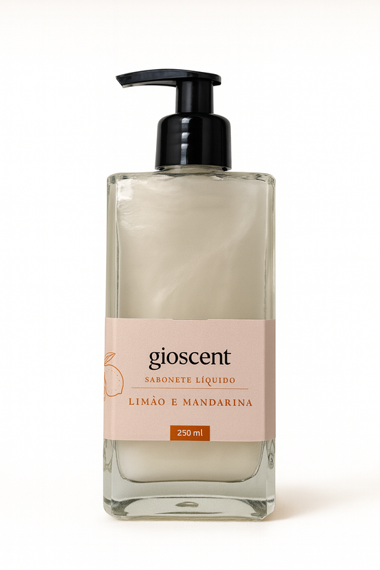 Sabonete Liquido - Limao e Mandarina - Gioscent Aromas - Presidente Prudente
